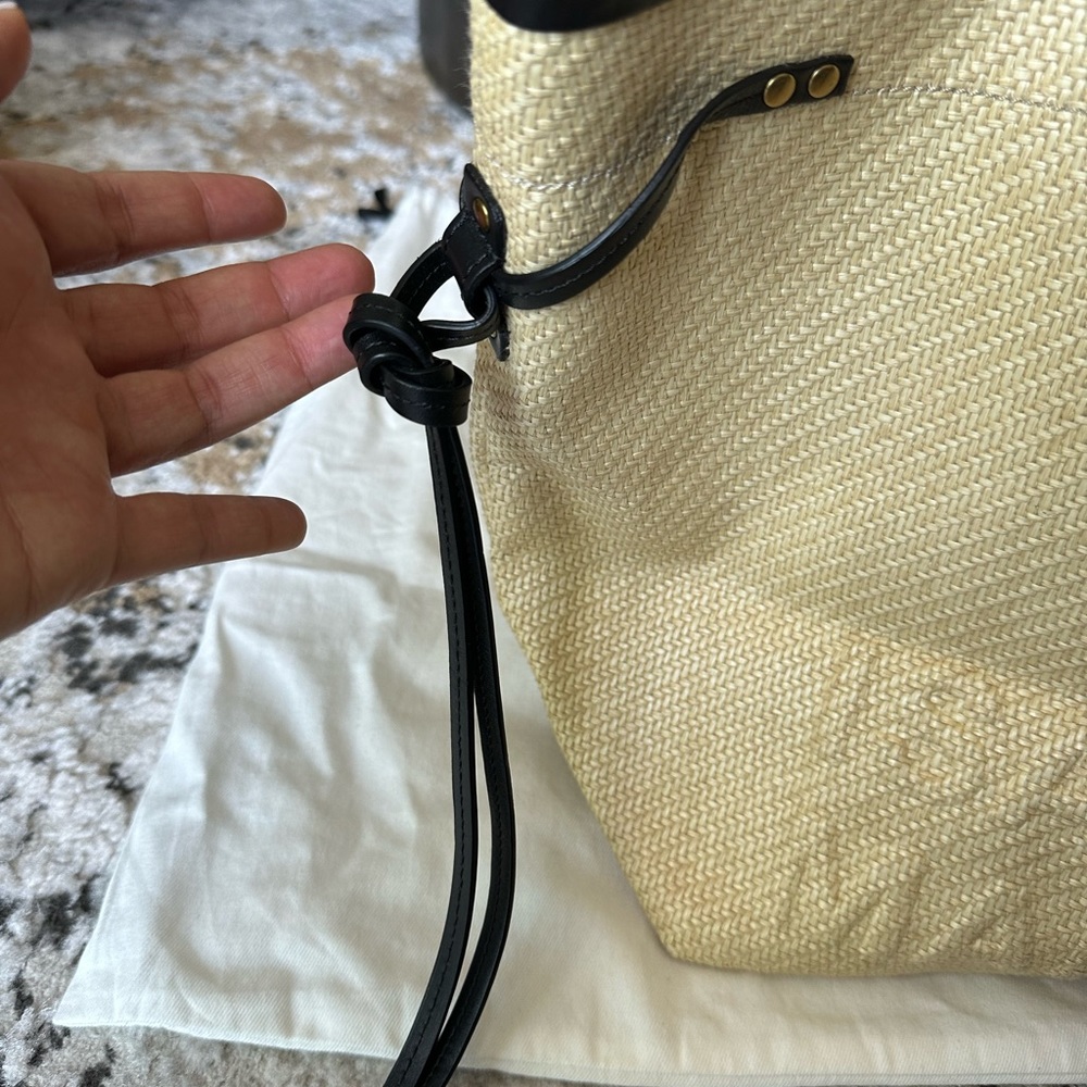 Isabel Marant Embossed Straw Tote - Picture 3 of 7